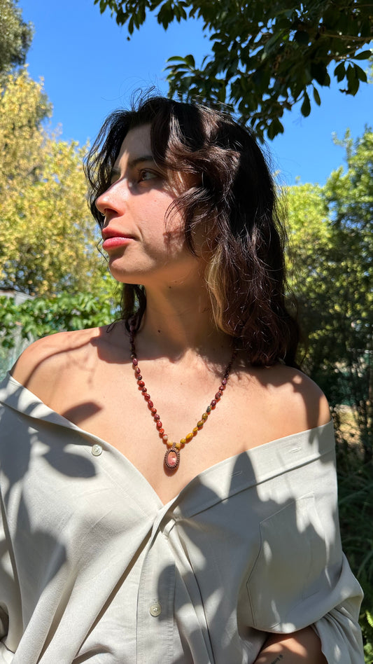 Moment Necklace | Mookaite Jasper