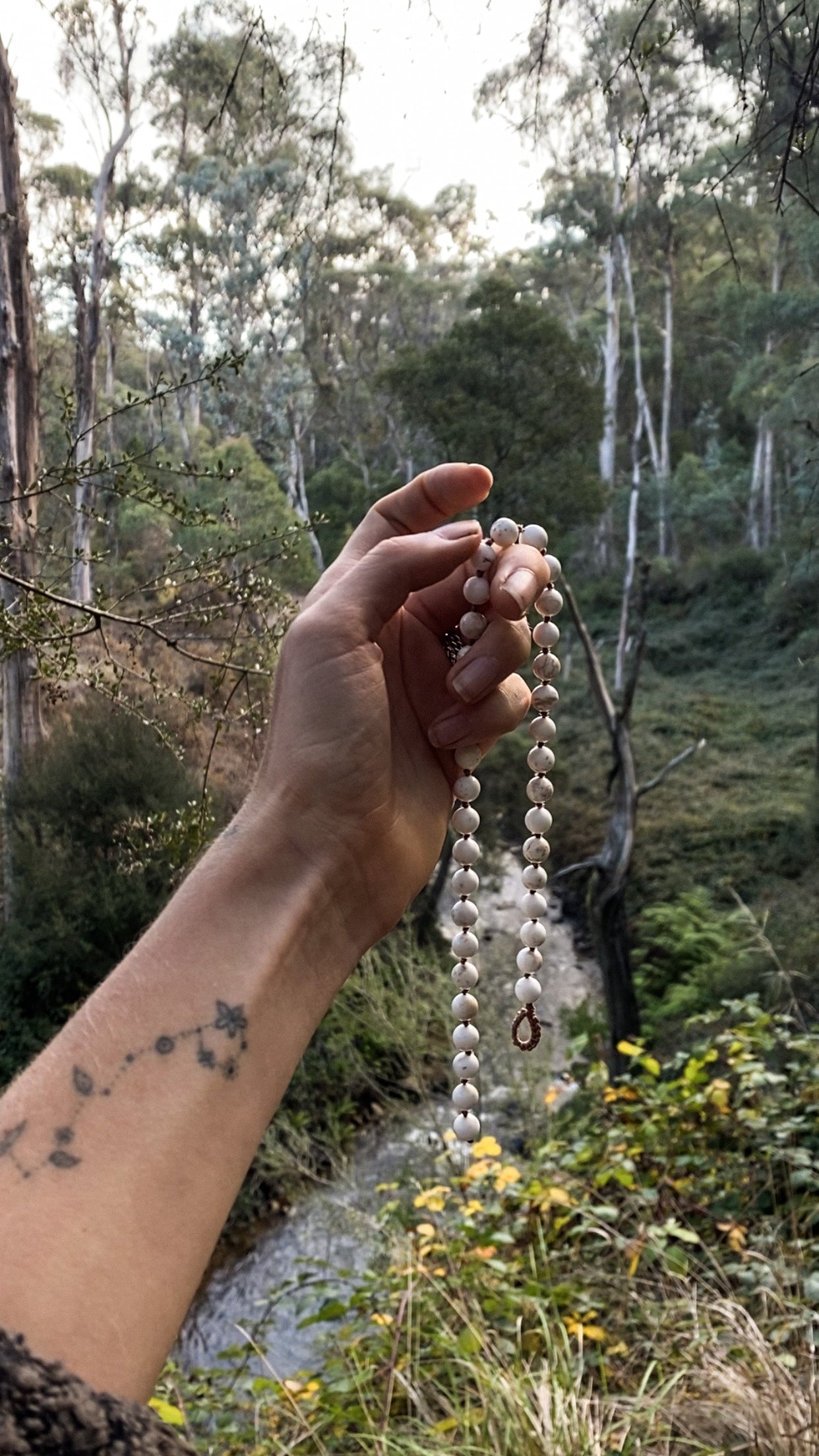 Calm Mind, Clear Thoughts | Magnesite Mala Beads