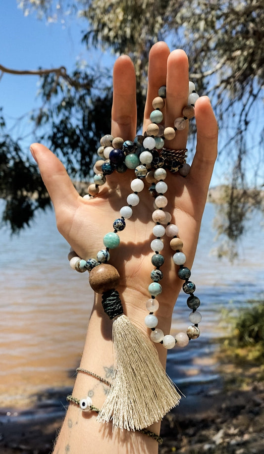 Journey of the ocean | Mala beads